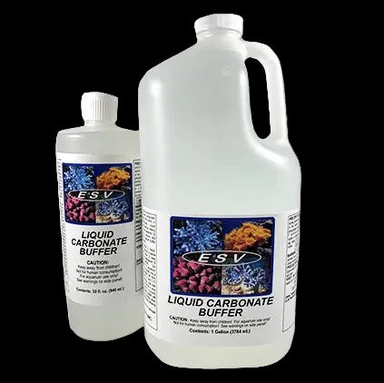 ESV Liquid Carbonate Buffer - bouteille 32 oz et cruche 1 gallon (3784 ml)