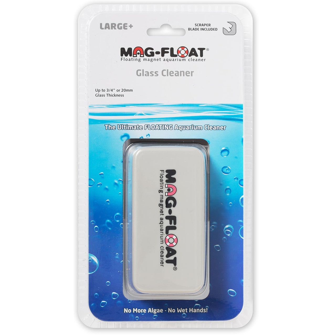 Mag-Float Large Plus 400 – Nettoyeur Magnétique Flottant pour Aquariums en Verre