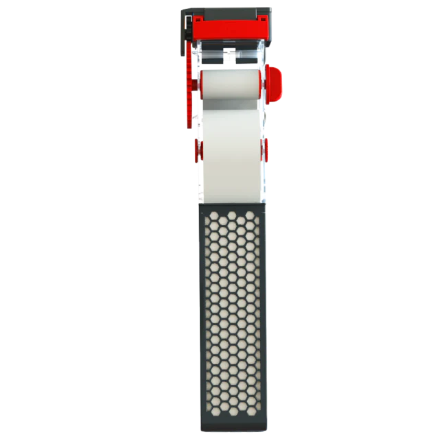 Dimensions du Red Sea NanoMat, filtre à rouleau compact pour aquarium récifal, en cm et pouces