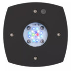AquaIllumination Prime 16HD Reef noir vue dessous cluster 16 LEDs TIR lentilles