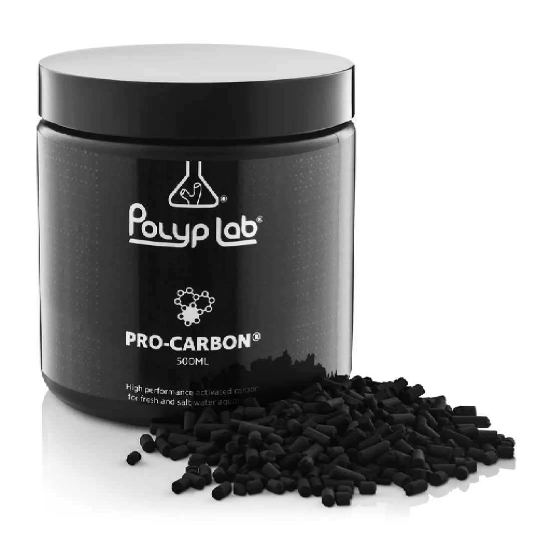 Pro Carbon 1 000 ml et 4 000 ml — Charbon Actif Reef Faible Phosphate en Granulés - Polyplab
