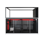 Aquarium Red Sea Reefer Peninsula S-950 G3 avec meuble blanc — péninsule récifale 947 L