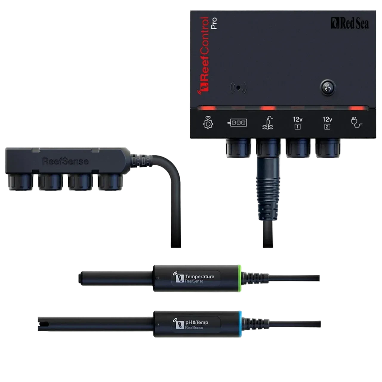 Red Sea ReefControl Pro DLX Kit — Contrôleur Aquarium Récifal 4 Sondes pH Salinité ORP et Fuite