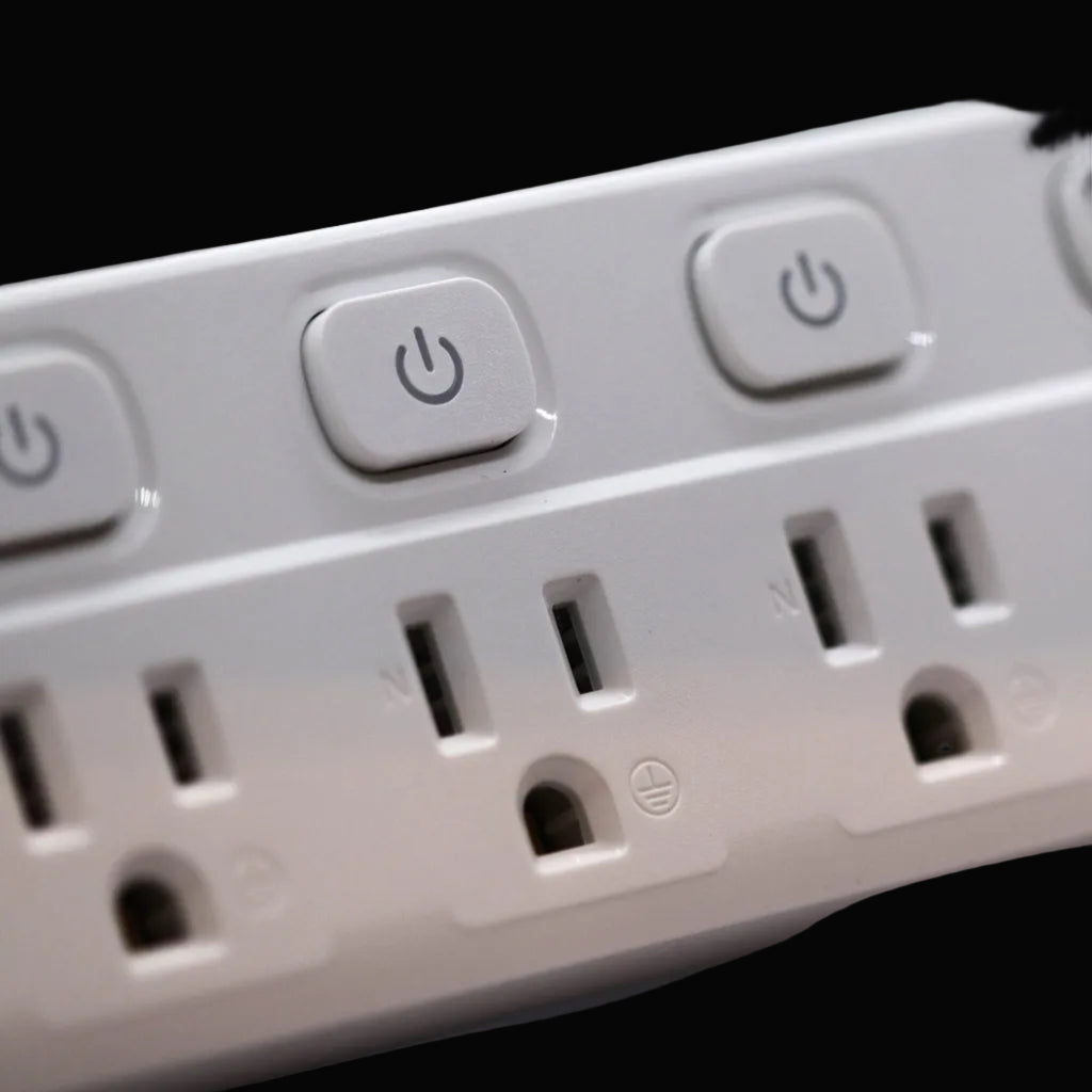 Reef Casa Power Hub barre alimentation 6 prises interrupteurs individuels

