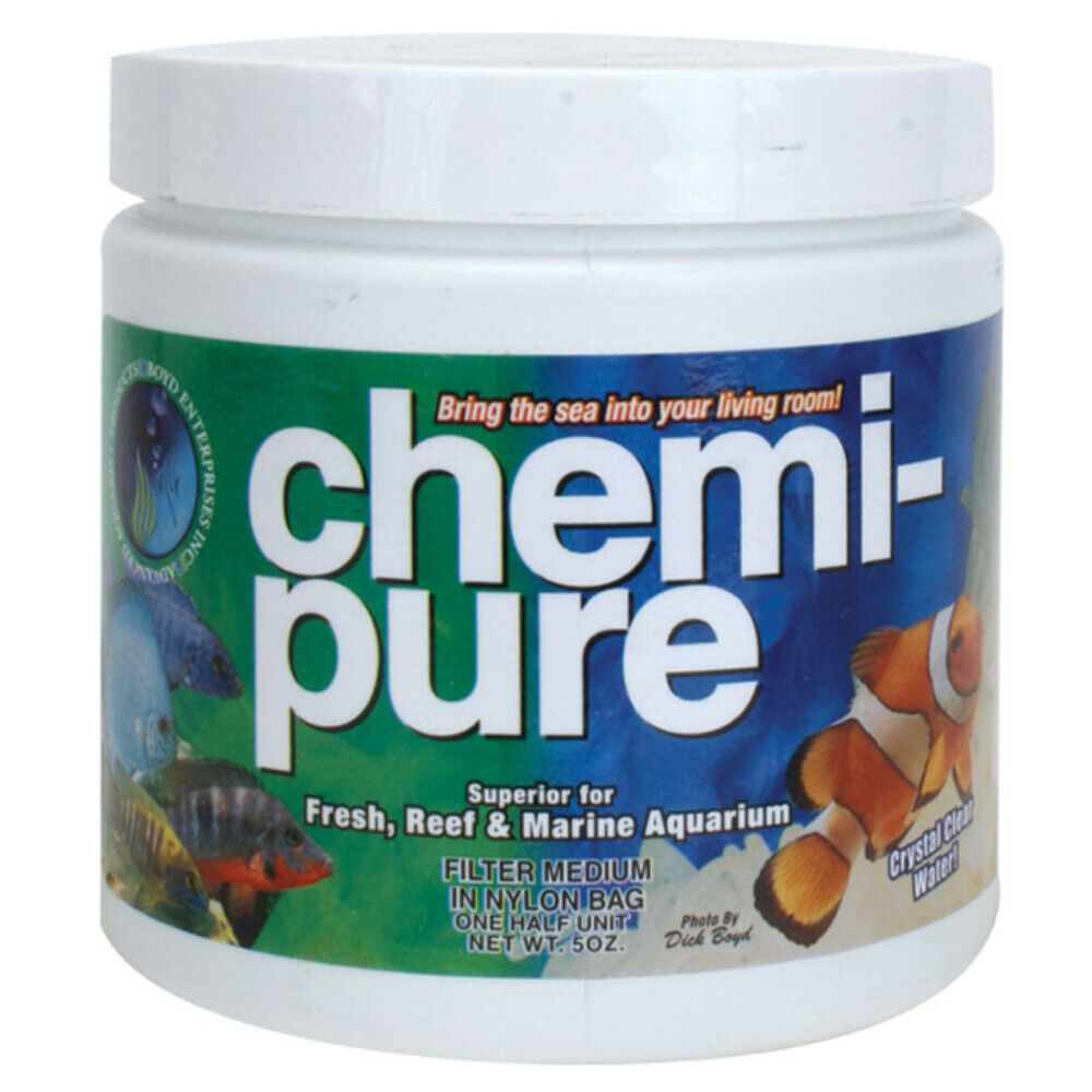 Boyd Chemi-Pure 5 oz – média de filtration charbon actif et résines pour aquarium