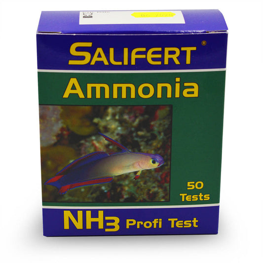 “Salifert Ammonia Test Kit for reef and freshwater aquariums, providing precise monitoring.”