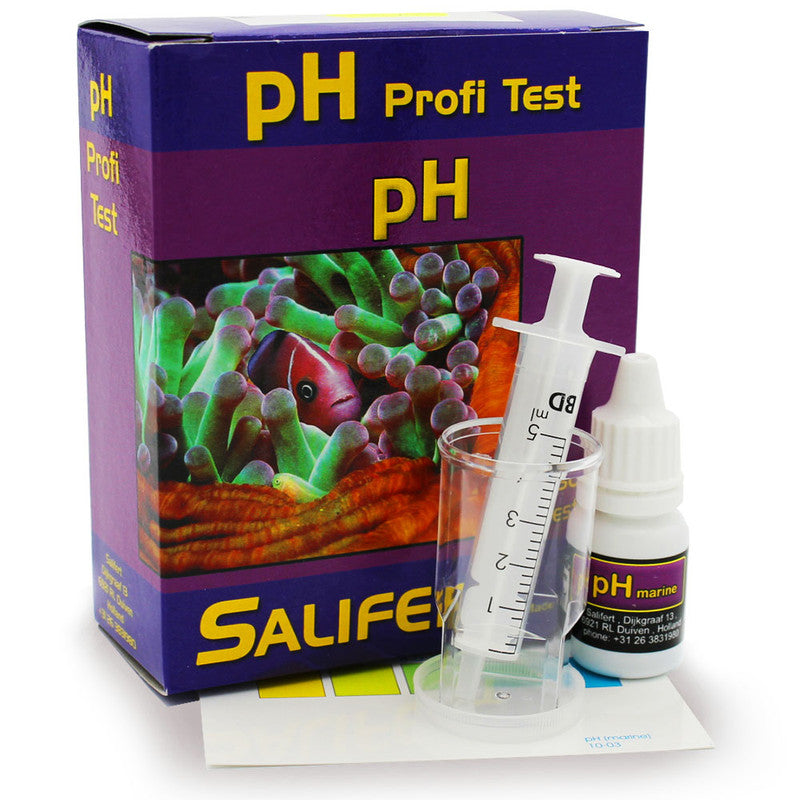 Salifert PH Test Kit for measuring and stabilizing pH in reef aquariums