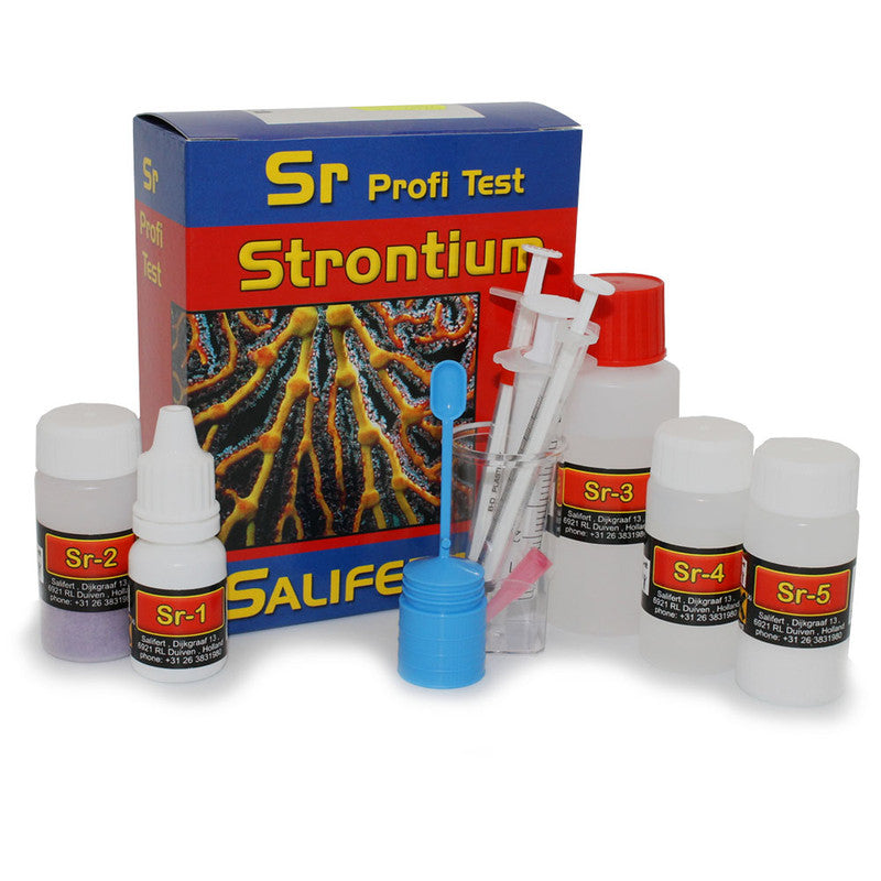 Salifert Strontium Test Kit pour mesurer le strontium dans les aquariums récifaux