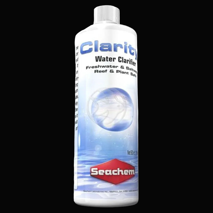 Seachem Clarity 100 mL — clarificateur eau floculant aquarium récifal eau douce invertébrés