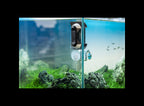 Tunze Care Magnet nano sur la vitre d'un aquarium planté