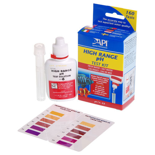 API TEST KIT pH MINI HIGH RANGE (Elevé)