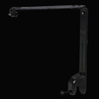 AquaIllumination Prime Tank Mount noir aluminium brossé bras vertical et horizontal vue complète