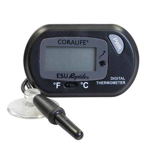 Battery operated digital thermometer