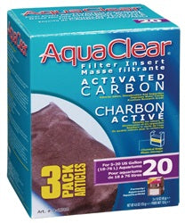 AquaClear Charbon activé pour 20-Mini, 135 g (4,8 oz), paquet de 3