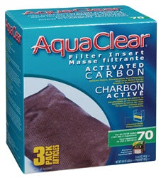 AquaClear Charbon activé pour 70-300, 420 g (14,8 oz), paquet de 3
