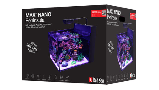 Red Sea Max Nano Peninsula with ReefLED50 Excluding Cabinet