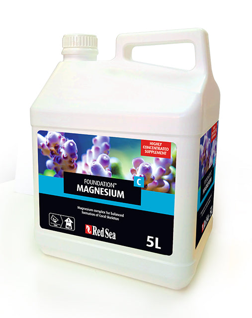 Red Sea Reef Foundation C (Mg) 5L – Stabilisateur de Magnésium pour Aquariums Récifaux