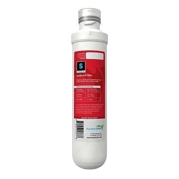 AquaticLife Twist-In Sediment Filter – Cartouche de Filtration Sédiments Twist-In